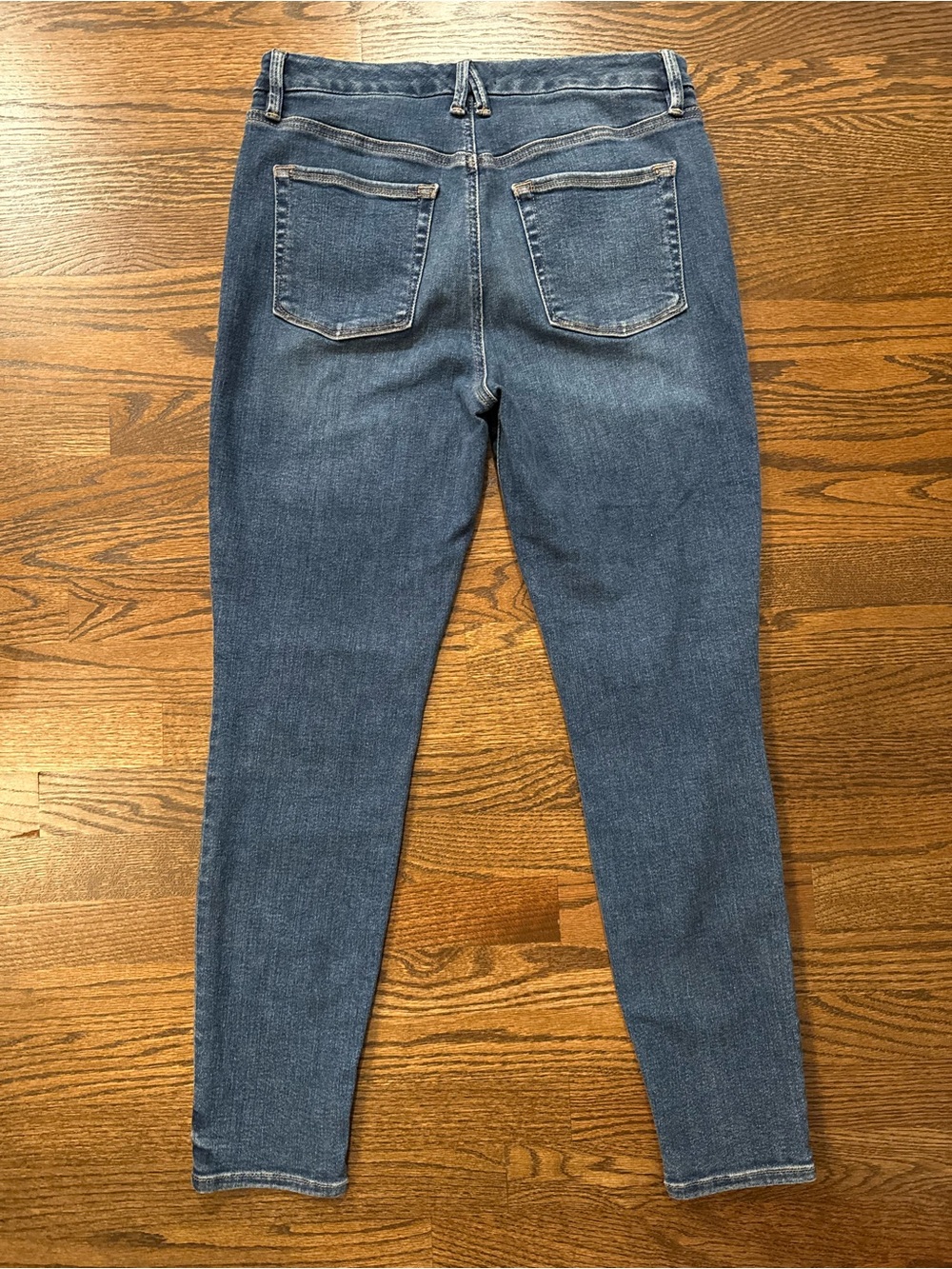 Good American Skinny Jeans Women’s Size 12 Indigo Blue Stretch Denim - Picture 5 of 6